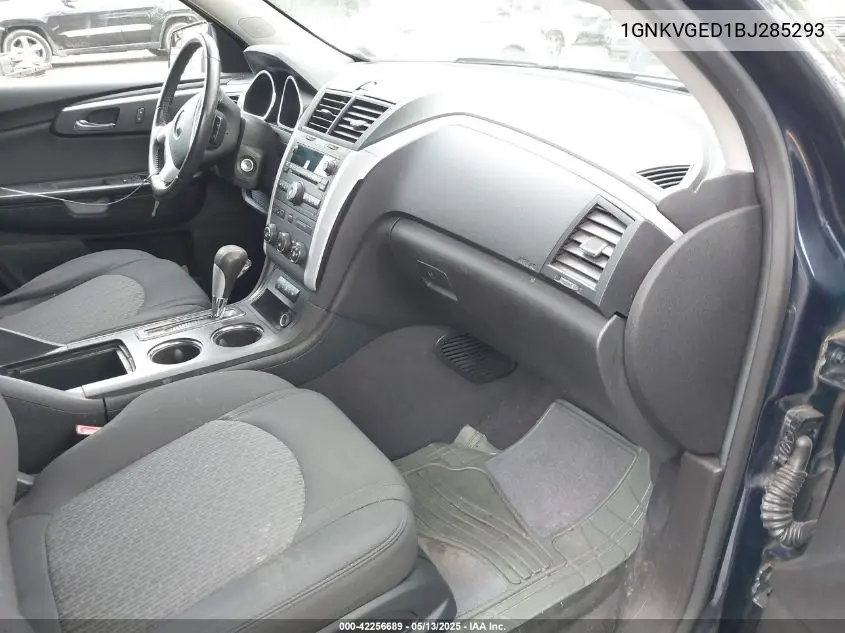 2011 Chevrolet Traverse 1Lt VIN: 1GNKVGED1BJ285293 Lot: 42256689
