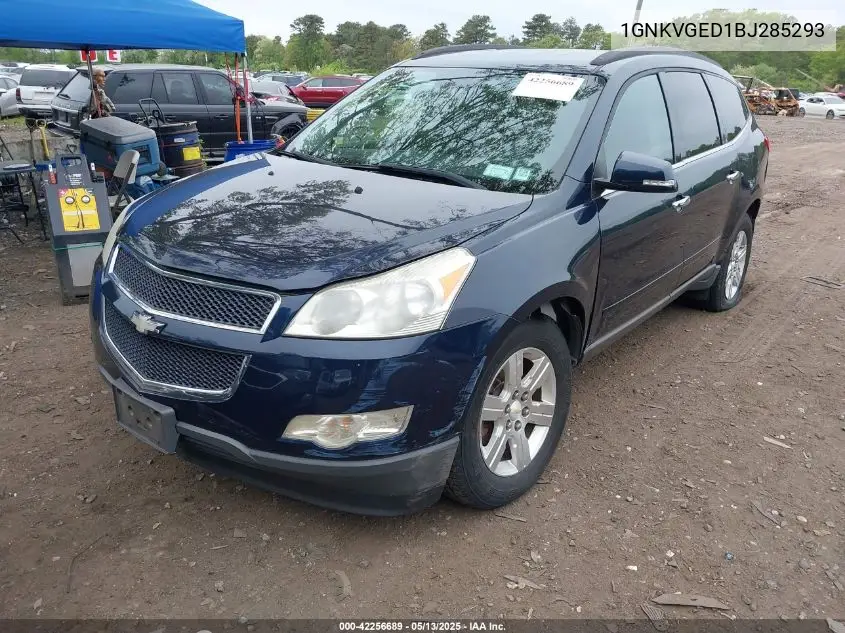 2011 Chevrolet Traverse 1Lt VIN: 1GNKVGED1BJ285293 Lot: 42256689