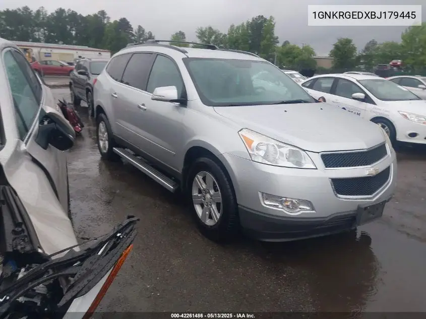 2011 Chevrolet Traverse 1Lt VIN: 1GNKRGEDXBJ179445 Lot: 42261486