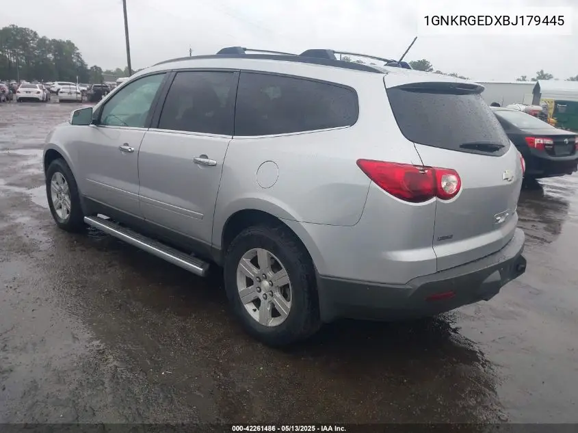 2011 Chevrolet Traverse 1Lt VIN: 1GNKRGEDXBJ179445 Lot: 42261486