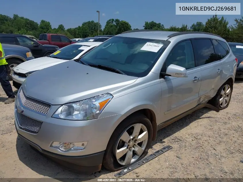 2012 Chevrolet Traverse Ltz VIN: 1GNKRLED9CJ269681 Lot: 42613803