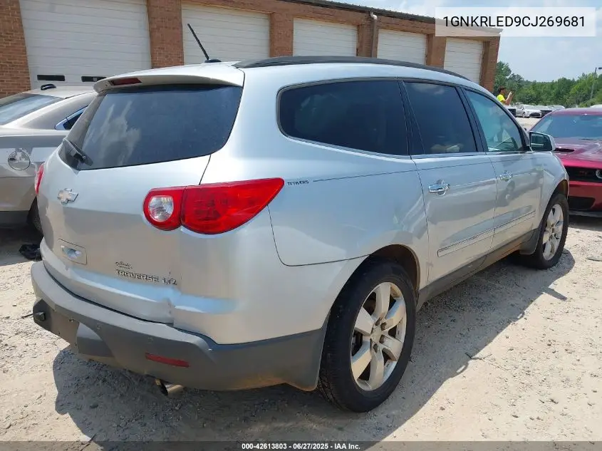 2012 Chevrolet Traverse Ltz VIN: 1GNKRLED9CJ269681 Lot: 42613803