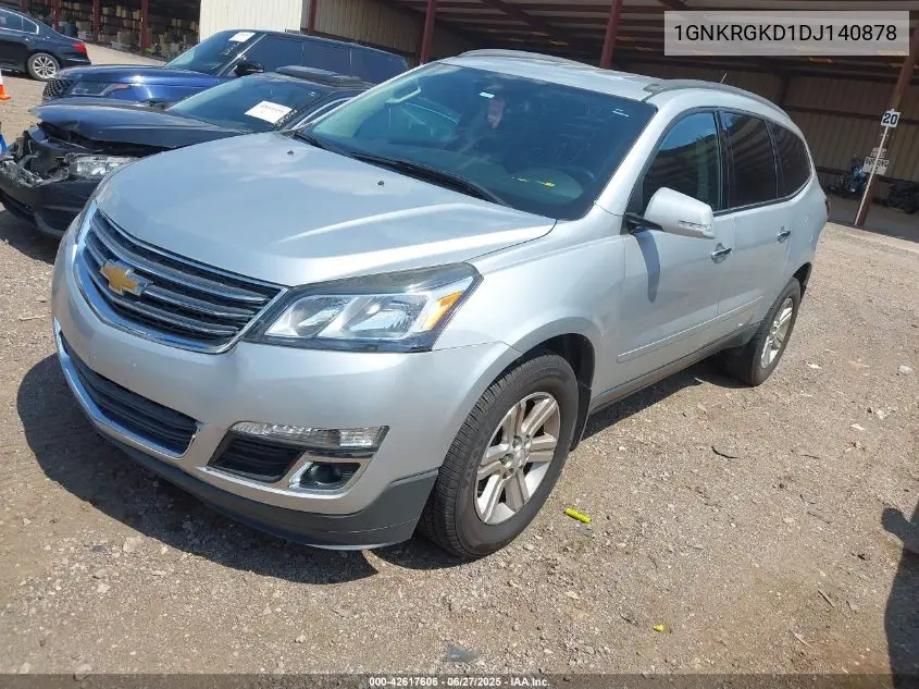 2013 Chevrolet Traverse 1Lt VIN: 1GNKRGKD1DJ140878 Lot: 42617606