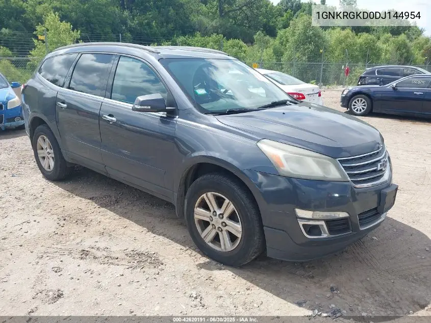 2013 Chevrolet Traverse 1Lt VIN: 1GNKRGKD0DJ144954 Lot: 42620191