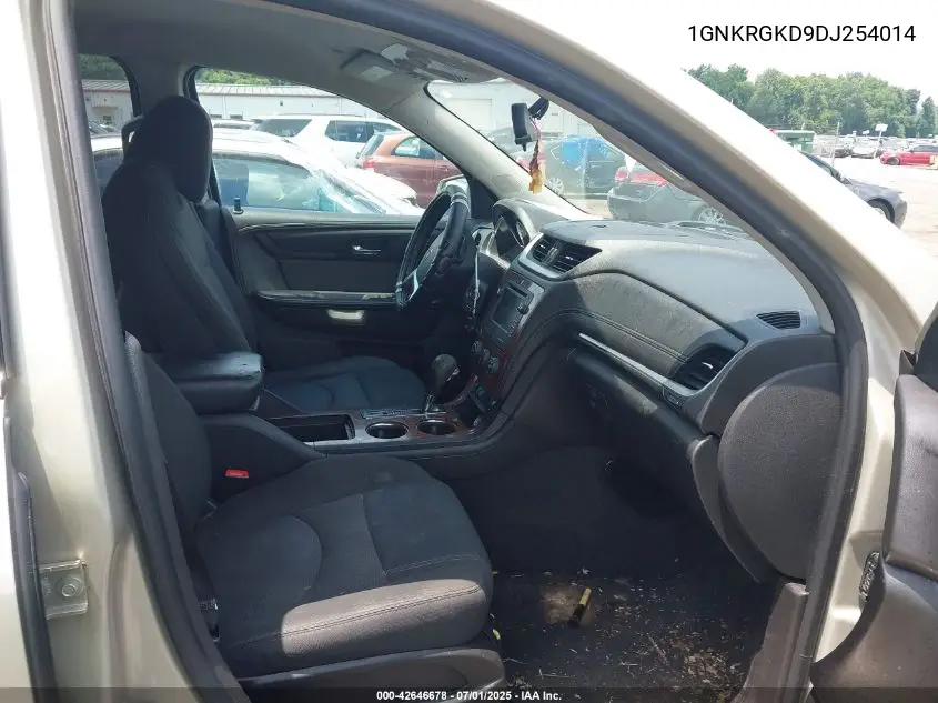 2013 Chevrolet Traverse 1Lt VIN: 1GNKRGKD9DJ254014 Lot: 42646678