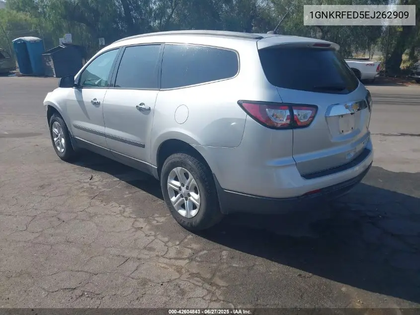 2014 Chevrolet Traverse Ls VIN: 1GNKRFED5EJ262909 Lot: 42604843