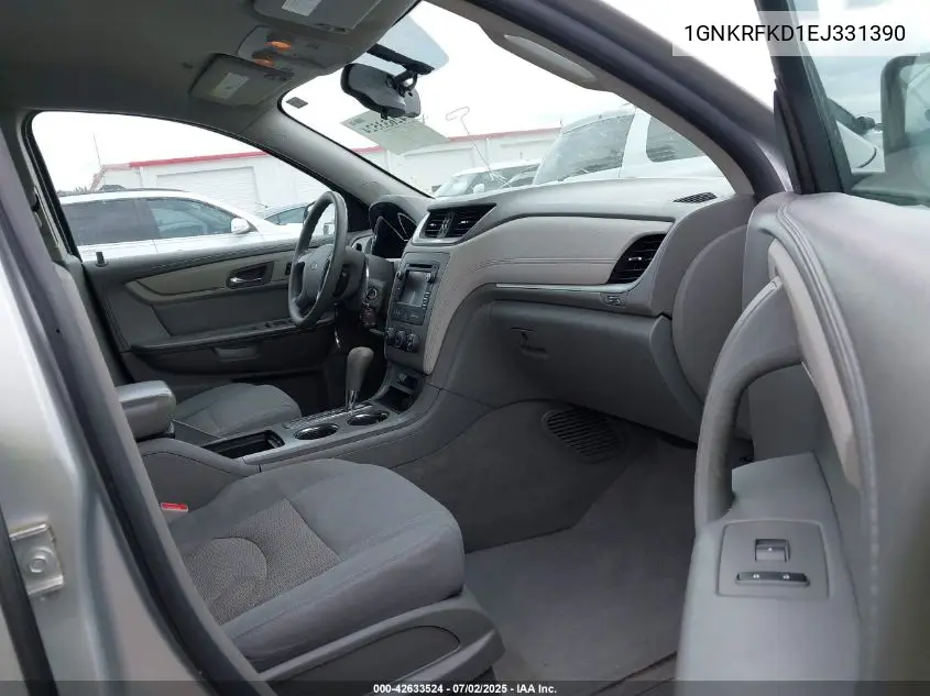 2014 Chevrolet Traverse Ls VIN: 1GNKRFKD1EJ331390 Lot: 42633524