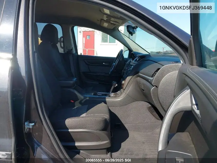2015 Chevrolet Traverse Lt VIN: 1GNKVGKD5FJ369448 Lot: 30065555