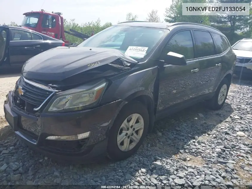 2015 Chevrolet Traverse Ls VIN: 1GNKVFED2FJ133054 Lot: 42252164