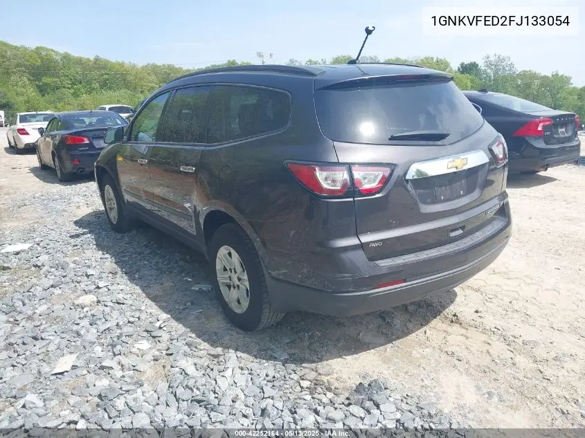 2015 Chevrolet Traverse Ls VIN: 1GNKVFED2FJ133054 Lot: 42252164