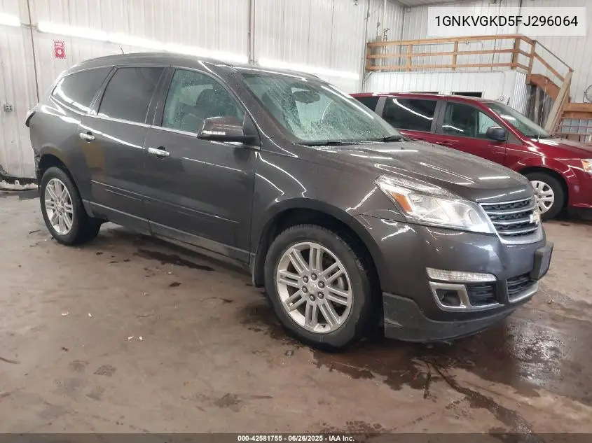 2015 Chevrolet Traverse 1Lt VIN: 1GNKVGKD5FJ296064 Lot: 42581755