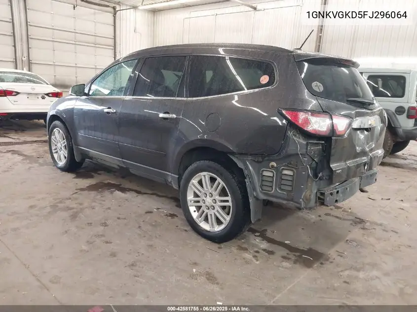 2015 Chevrolet Traverse 1Lt VIN: 1GNKVGKD5FJ296064 Lot: 42581755