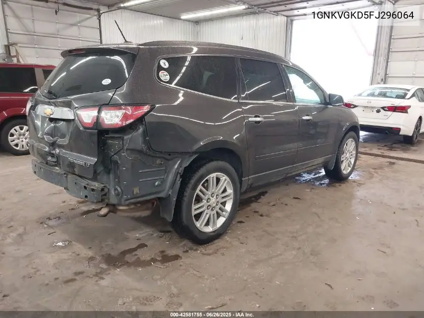 2015 Chevrolet Traverse 1Lt VIN: 1GNKVGKD5FJ296064 Lot: 42581755
