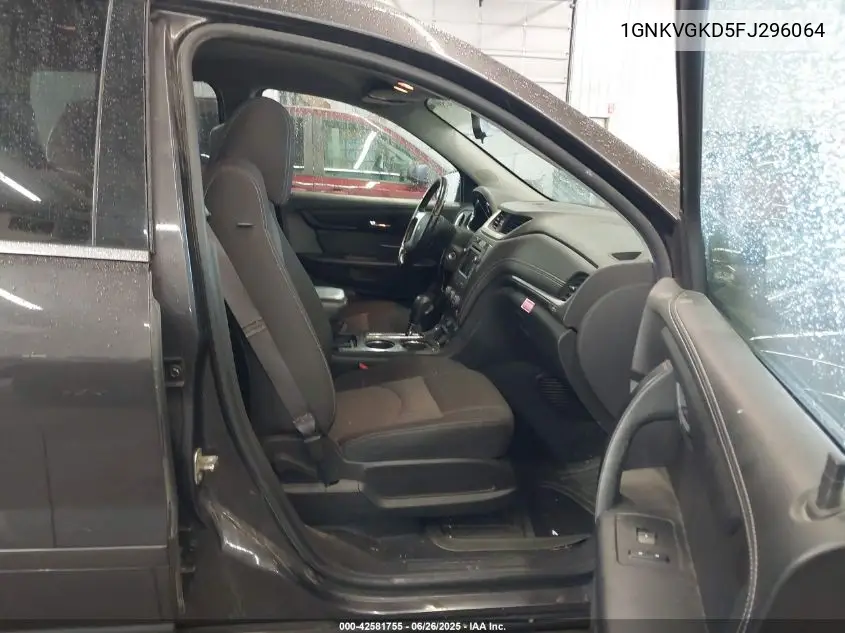 2015 Chevrolet Traverse 1Lt VIN: 1GNKVGKD5FJ296064 Lot: 42581755