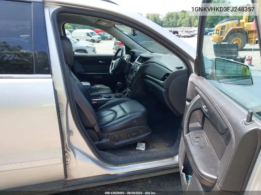 2015 Chevrolet Traverse 2Lt VIN: 1GNKVHKD3FJ248357 Lot: 42629493