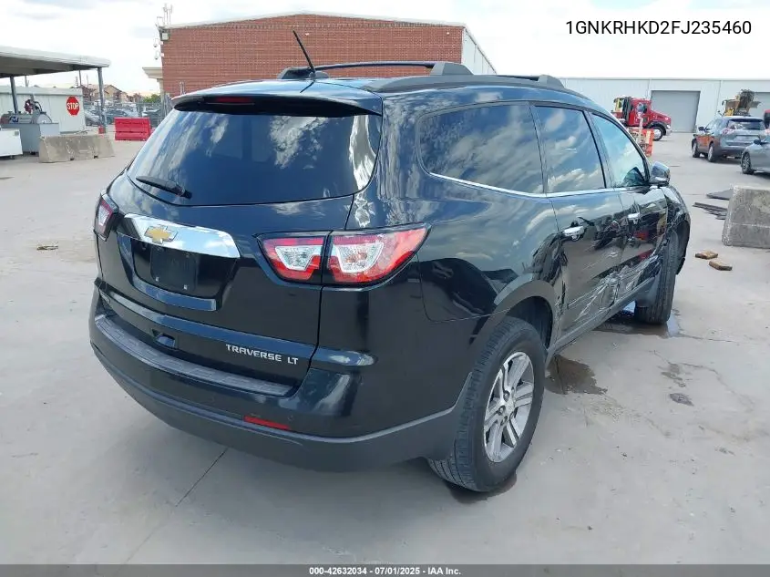 2015 Chevrolet Traverse 2Lt VIN: 1GNKRHKD2FJ235460 Lot: 42632034