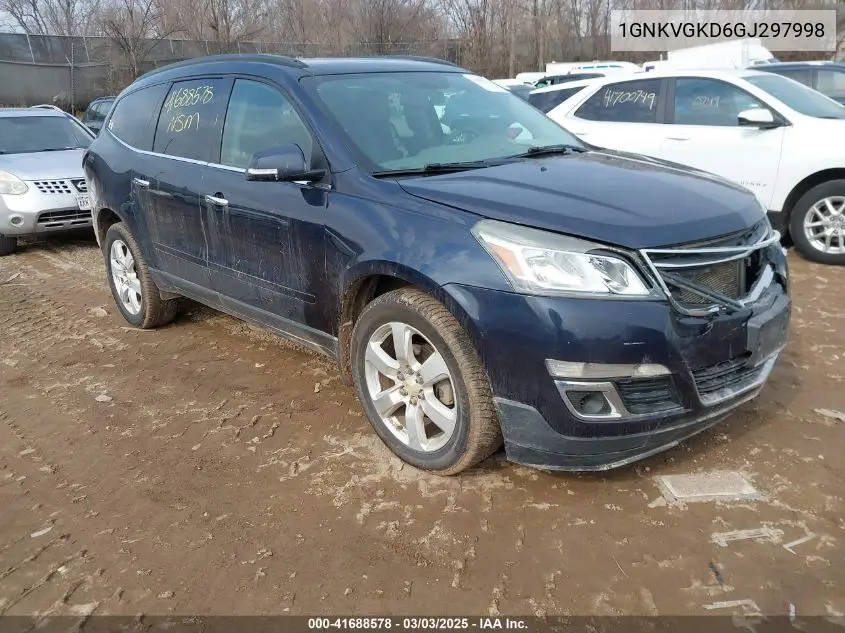 2016 Chevrolet Traverse 1Lt VIN: 1GNKVGKD6GJ297998 Lot: 41688578