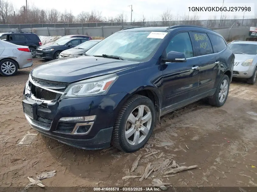 2016 Chevrolet Traverse 1Lt VIN: 1GNKVGKD6GJ297998 Lot: 41688578