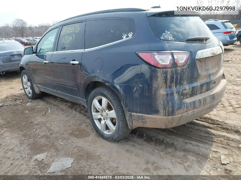 2016 Chevrolet Traverse 1Lt VIN: 1GNKVGKD6GJ297998 Lot: 41688578