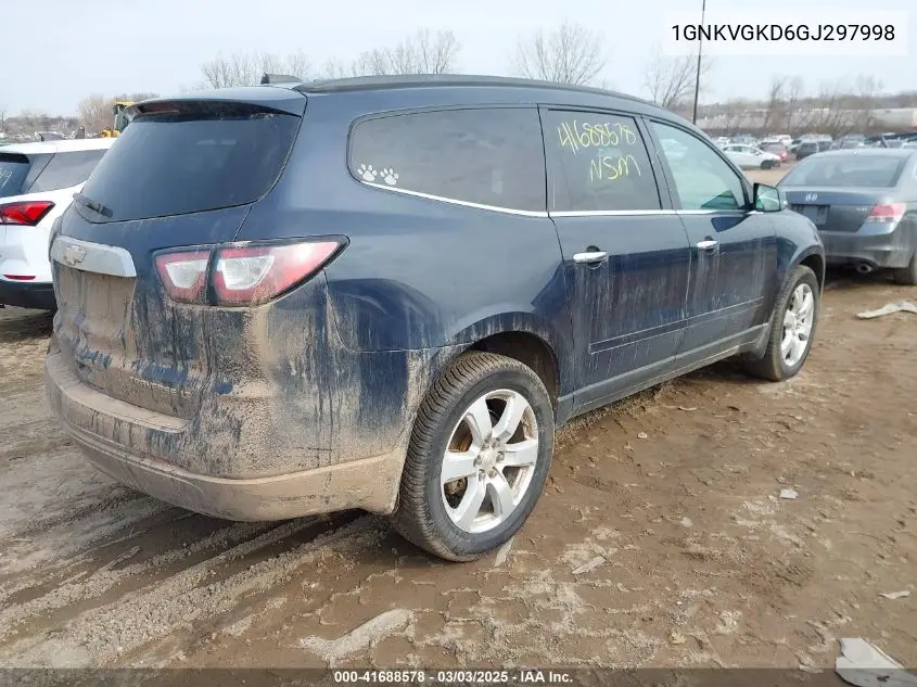 2016 Chevrolet Traverse 1Lt VIN: 1GNKVGKD6GJ297998 Lot: 41688578