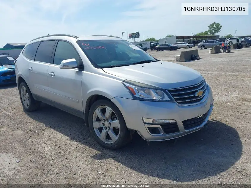 2017 Chevrolet Traverse 2Lt VIN: 1GNKRHKD3HJ130705 Lot: 42226846