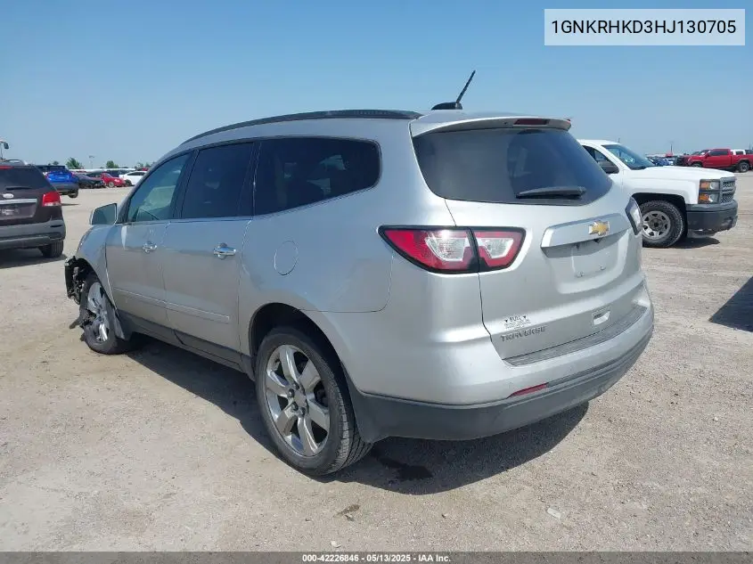 2017 Chevrolet Traverse 2Lt VIN: 1GNKRHKD3HJ130705 Lot: 42226846