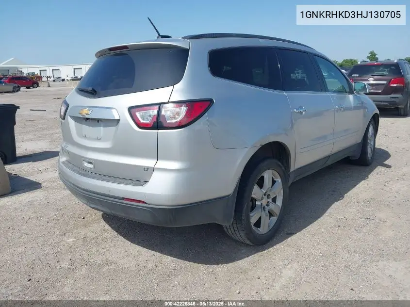 2017 Chevrolet Traverse 2Lt VIN: 1GNKRHKD3HJ130705 Lot: 42226846