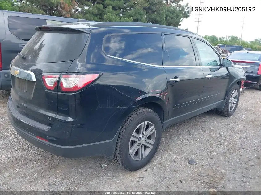 2017 Chevrolet Traverse 2Lt VIN: 1GNKVHKD9HJ205192 Lot: 42260457