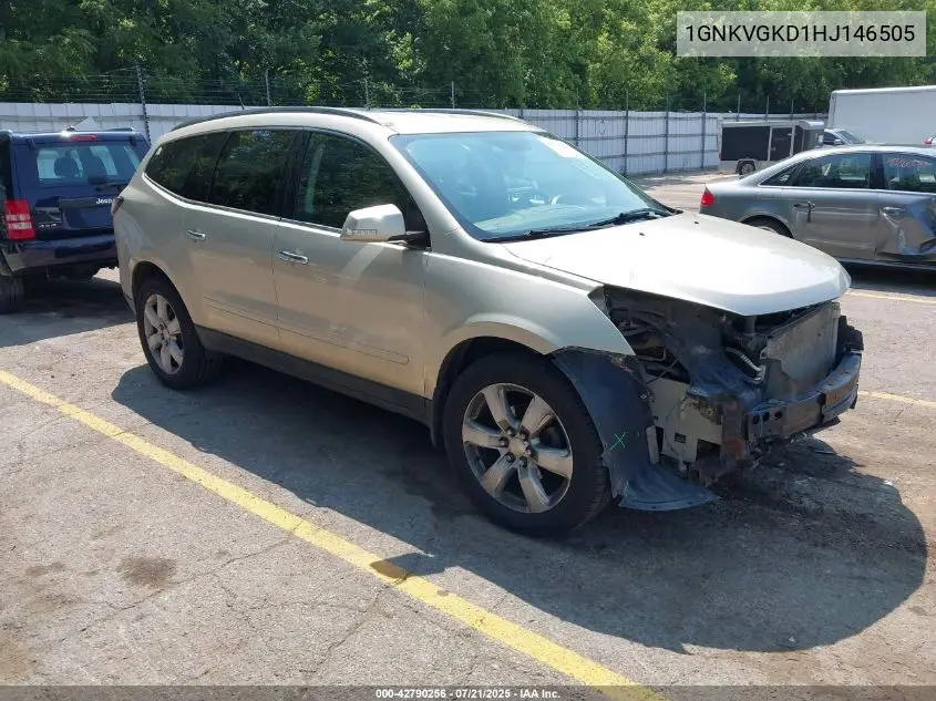2017 Chevrolet Traverse 1Lt VIN: 1GNKVGKD1HJ146505 Lot: 42790256