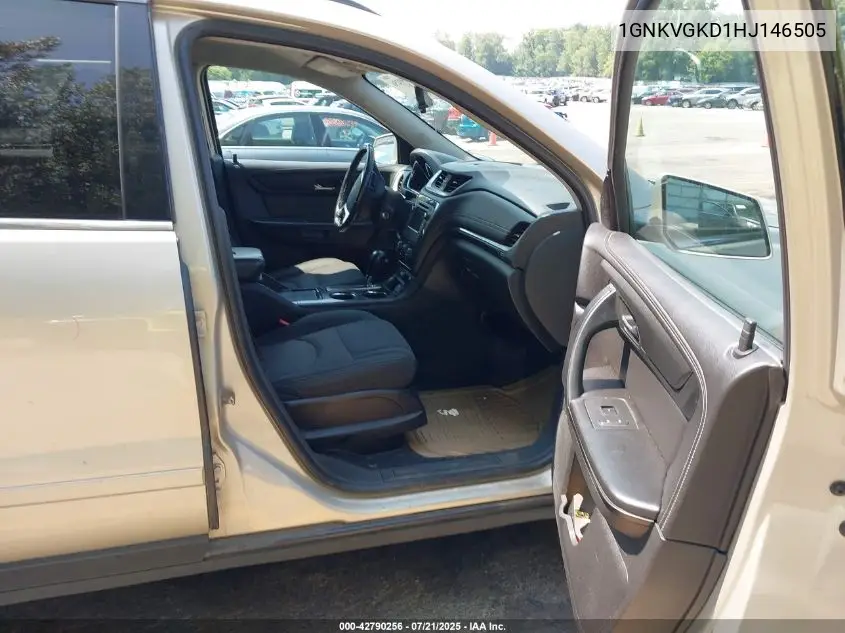 2017 Chevrolet Traverse 1Lt VIN: 1GNKVGKD1HJ146505 Lot: 42790256