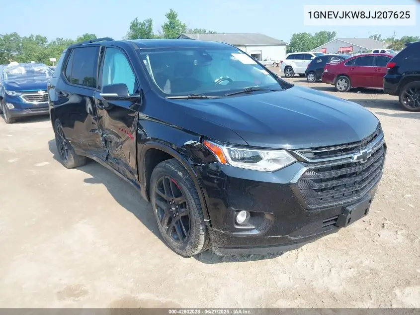 2018 Chevrolet Traverse Premier VIN: 1GNEVJKW8JJ207625 Lot: 42602028