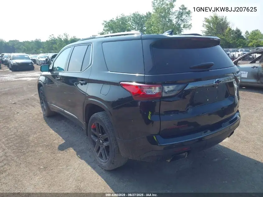 2018 Chevrolet Traverse Premier VIN: 1GNEVJKW8JJ207625 Lot: 42602028