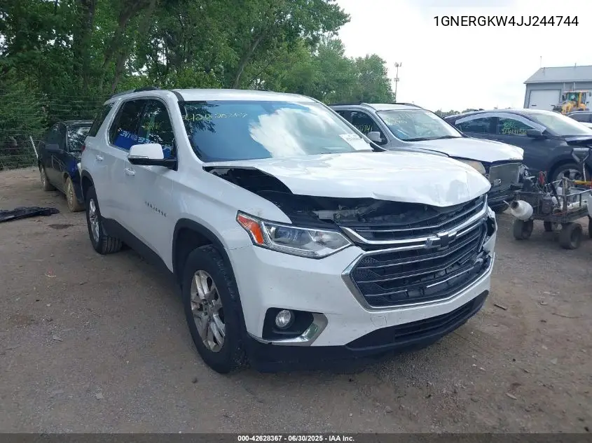 2018 Chevrolet Traverse 1Lt VIN: 1GNERGKW4JJ244744 Lot: 42628367