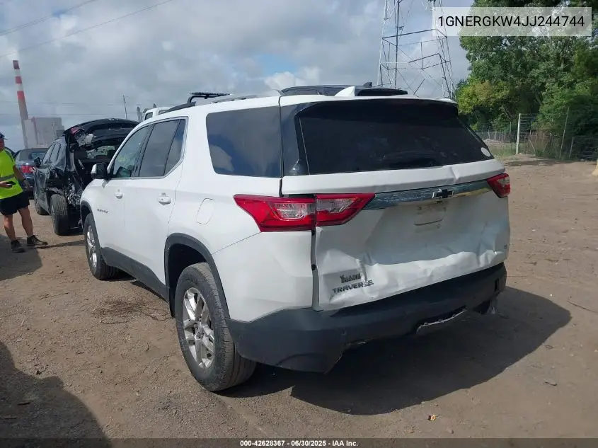 2018 Chevrolet Traverse 1Lt VIN: 1GNERGKW4JJ244744 Lot: 42628367