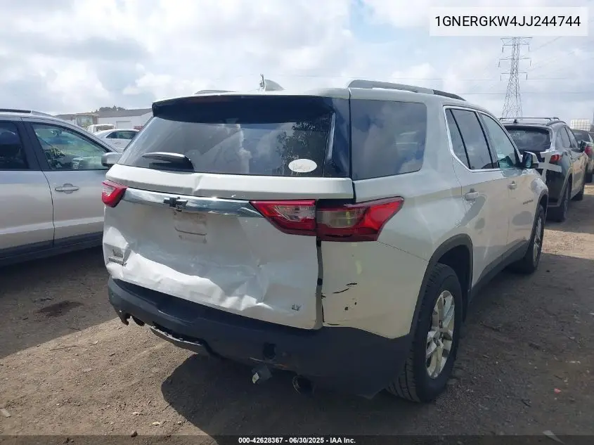 2018 Chevrolet Traverse 1Lt VIN: 1GNERGKW4JJ244744 Lot: 42628367