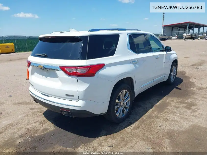 2018 Chevrolet Traverse Premier VIN: 1GNEVJKW1JJ256780 Lot: 42636610