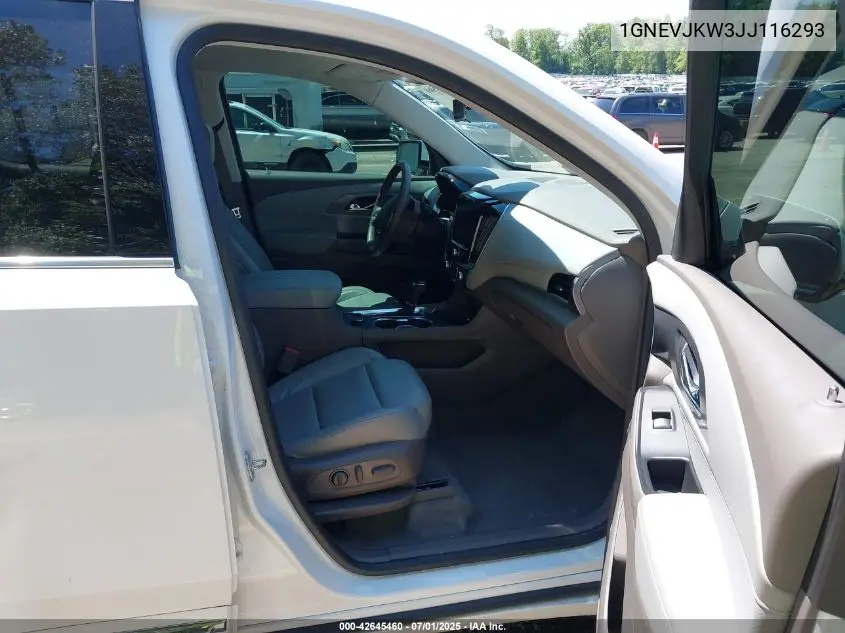 2018 Chevrolet Traverse Premier VIN: 1GNEVJKW3JJ116293 Lot: 42645460