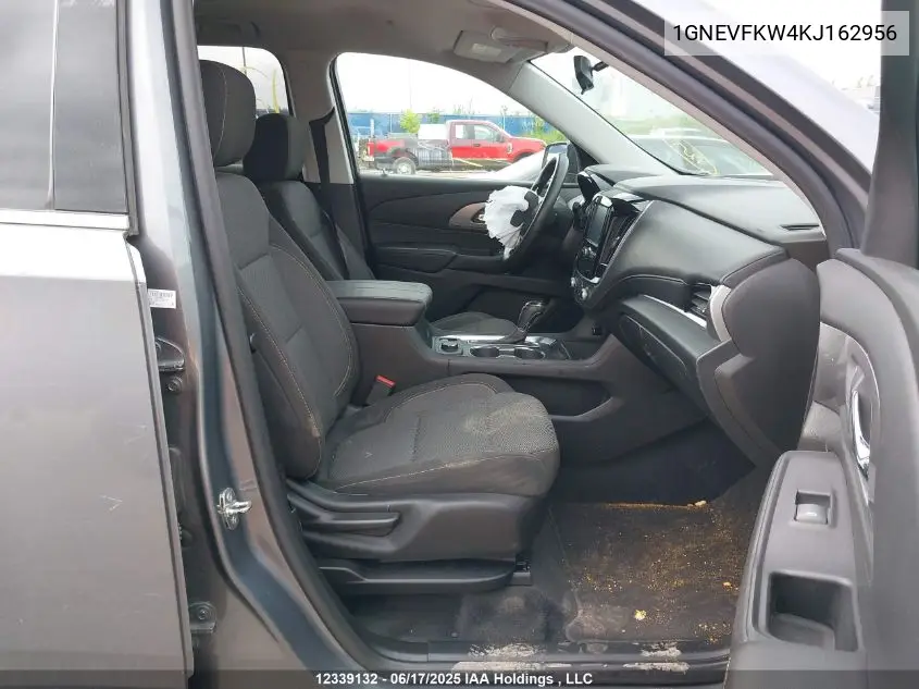 2019 Chevrolet Traverse Ls VIN: 1GNEVFKW4KJ162956 Lot: 12339132