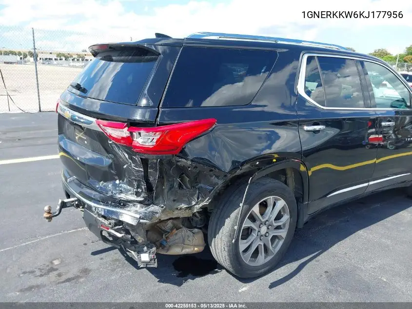 2019 Chevrolet Traverse Premier VIN: 1GNERKKW6KJ177956 Lot: 42255153