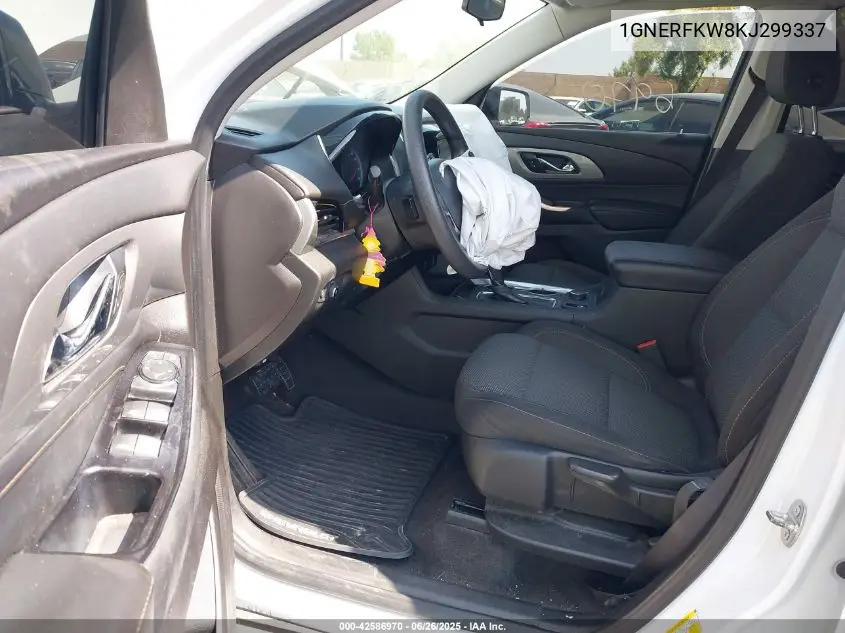 2019 Chevrolet Traverse Ls VIN: 1GNERFKW8KJ299337 Lot: 42586970