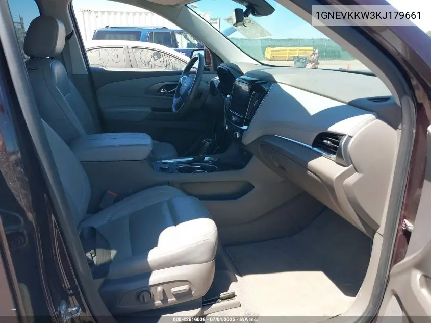 2019 Chevrolet Traverse Premier VIN: 1GNEVKKW3KJ179661 Lot: 42616036