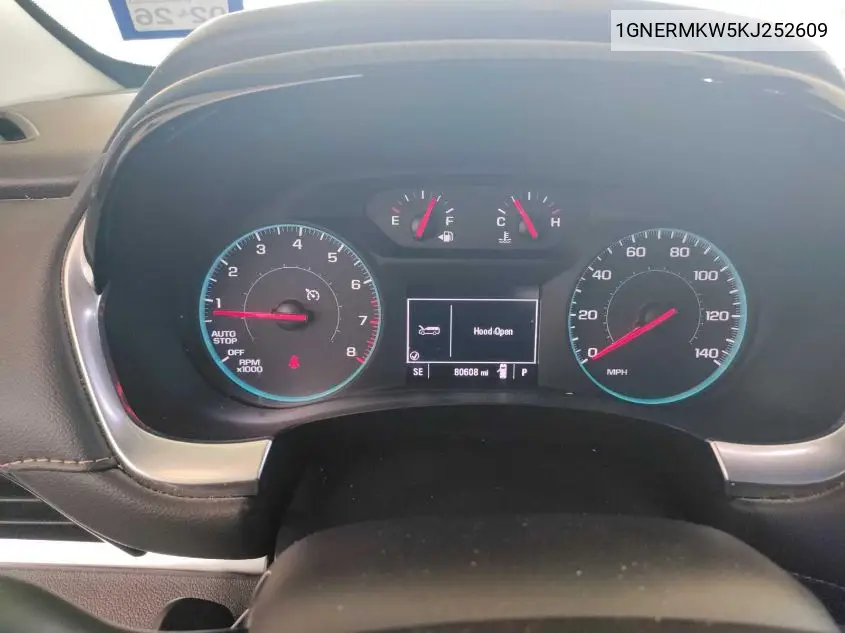 2019 Chevrolet Traverse Lt VIN: 1GNERMKW5KJ252609 Lot: 42616724