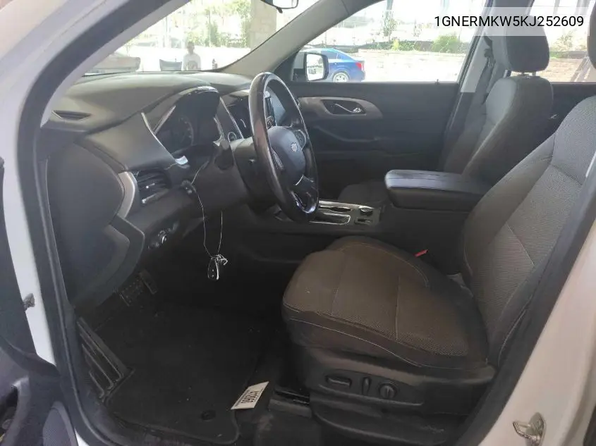 2019 Chevrolet Traverse Lt VIN: 1GNERMKW5KJ252609 Lot: 42616724
