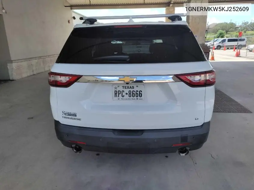 2019 Chevrolet Traverse Lt VIN: 1GNERMKW5KJ252609 Lot: 42616724