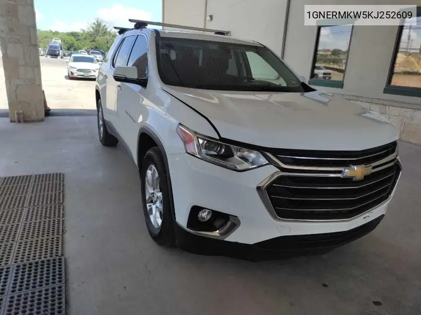2019 Chevrolet Traverse Lt VIN: 1GNERMKW5KJ252609 Lot: 42616724