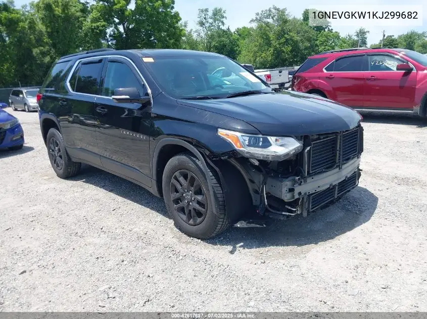2019 Chevrolet Traverse 1Lt VIN: 1GNEVGKW1KJ299682 Lot: 42617687