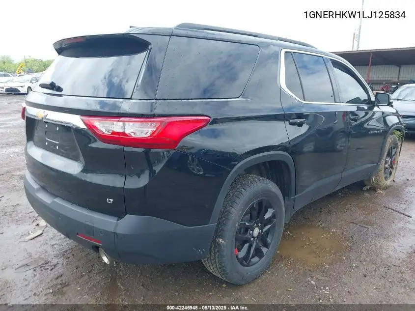 2020 Chevrolet Traverse Fwd Lt Leather VIN: 1GNERHKW1LJ125834 Lot: 42245948