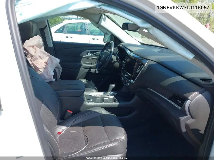 2020 Chevrolet Traverse Awd Premier VIN: 1GNEVKKW7LJ115057 Lot: 42251770