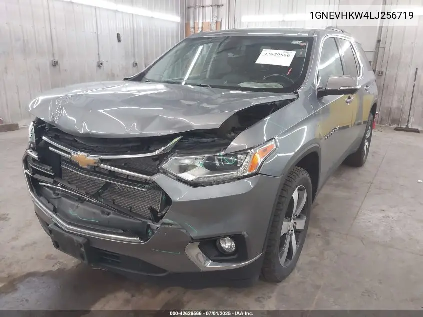 2020 Chevrolet Traverse Awd Lt Leather VIN: 1GNEVHKW4LJ256719 Lot: 42629566