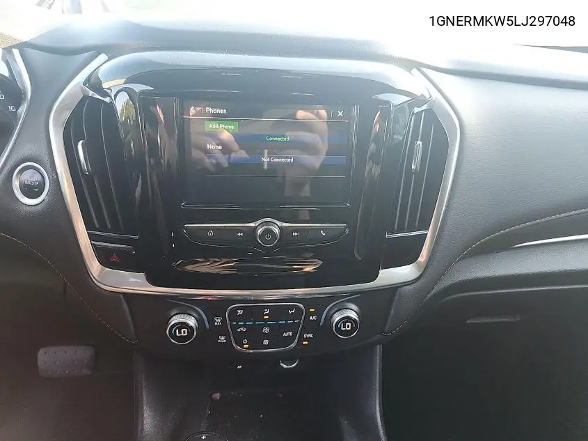 2020 Chevrolet Traverse Lt VIN: 1GNERMKW5LJ297048 Lot: 42636503